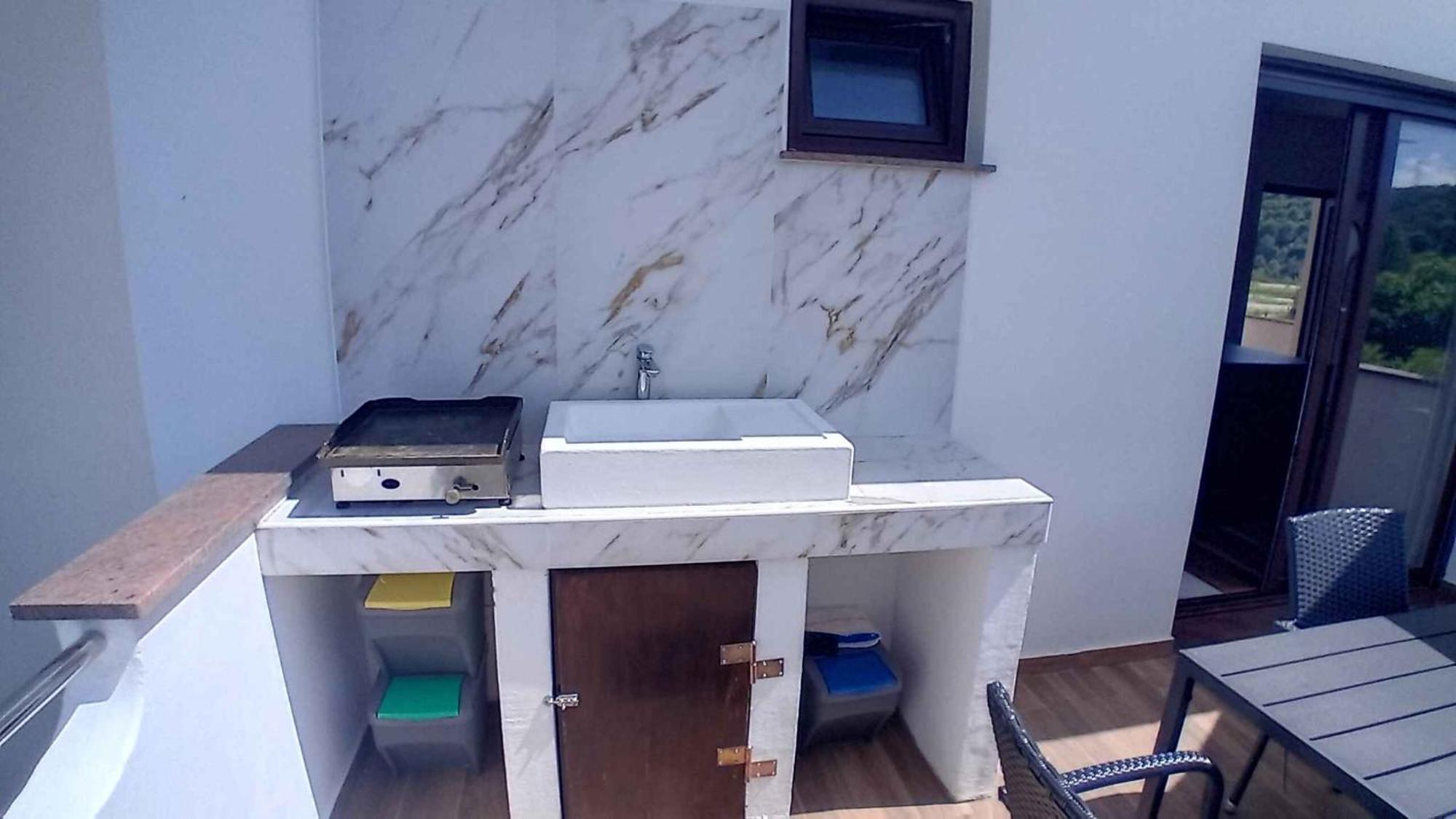 Kampor Apartment 3 Bagian luar foto
